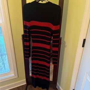 Striped Long Sleeve Dress